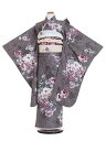 【レンタル】七五三 7歳着物レンタル JILL STUART 胡桃染色 くすみカラー フルセット N731 貸衣装 753着物 七五三着物 着物セット 753レンタル 女の子 子供着物 お正月 ひな祭り 結婚式 753 キッズ着物 七五三レンタル きもの