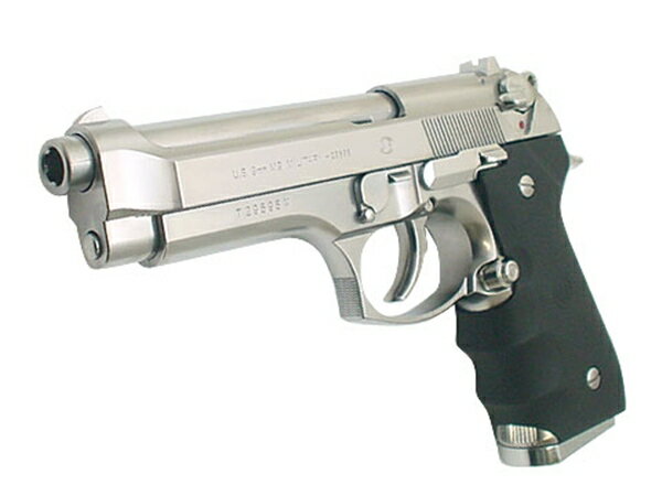 東京マルイ ガスブローバック ガスガン Beretta M92F クロームステンレス（4952839142122） SV/ベレッタ ハンドガン ガスブローバックガン本体 エアガン 18歳以上 サバゲー 銃