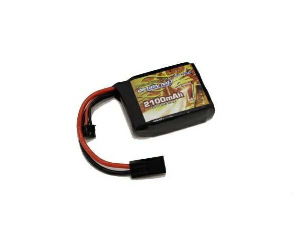 OPTION No.1 ݥХåƥ꡼ GB-0023M High Power LIPO 2100mAh 7.4V PEQ