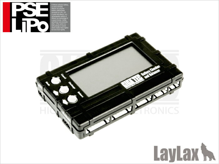 【お買い物マラソン POINT5倍付与 】Laylax-GigaTec リポ バッテリーチェッカー バランサー バッテリー管理に必須 ライラクス Lipo 電圧チェック セルバランス調整 放電 充電