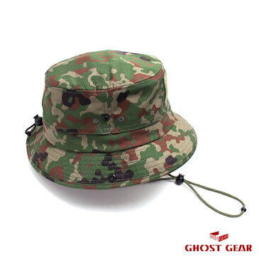 LAYLAX・GHOSTGEAR (ゴーストギア) 装備品 メッシュバケットハット(帽子) JSD(自衛隊迷彩) ライラクス アウトドア キャンプ
