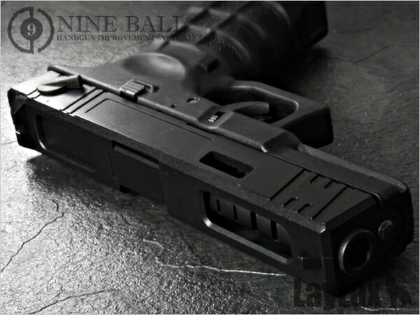 LAYLAX NINE BALL (ナインボール) マルイガスブローバックG18C カスタムスライド ECKESACHS(エッケザクス)GLOCKグロック ライラクス