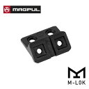 【ワンダフルデイPOINT 5倍付与 】MAGPUL(マグプル) 実物 M-LOKレイル専用オフセットライトマウント BK