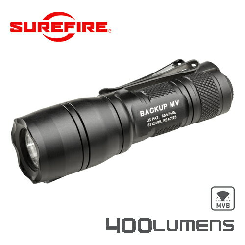 実物 正規代理店 SUREFIRE (シュアファイア) 光学機器 フラッシュライト E1B BACKUP WITH MAXVISION（E1B-MV）