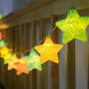 LED イルミネーションライト 星 スター 3m 20球 USB接続 クリスマス 電飾 インテリア 照明 LEDライト CYREAM 送料無料(3)