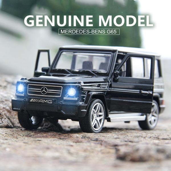 【楽天SS 対象商品 10%OFF】 送料無料 光る 鳴る プルバック ミニカー G65 G500 ベンツコレクション ディスプレイ 置物 オブジェ 工芸品 おもちゃ 模型 車 インテリア ヘッド テールライト クラクション エンジン音 サウンド ゼンマイ