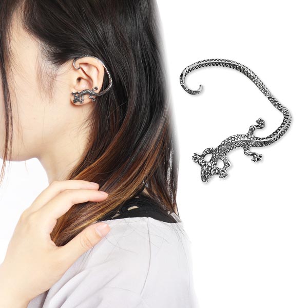 ピアス トカゲ ステンレス サージカルステンレス アレルギーフリー 爬虫類 レディースピアス メンズピアス ヤモリ カナヘビ 蜥蜴 リザード ゲッコー 金属アレルギー 送料無料