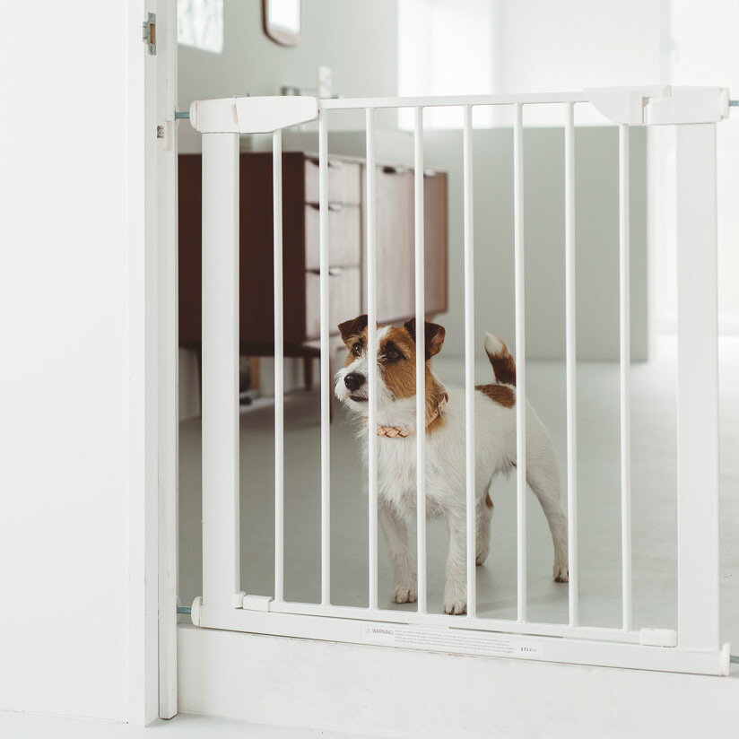 【犬 ゲート】アイアン製のサイズ調整自由なフェンスゲート　フェンス　おしゃれ　シンプル　つっぱり　北欧風 アイアン　ペットフェンス　ドッグフェンス　ゲート ガード 柵 階段　パーテーション 北欧 デザインスタイリッシュ ドッグ ゲート　