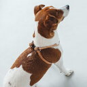 【犬 ハーネス 革】小型犬用 オリジナルヌメリングワンタッチハーネス 35 胴輪