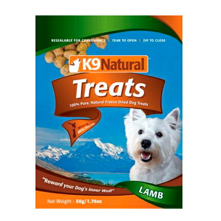 K9 Natural フリーズドライ ラム・トリーツ 50g