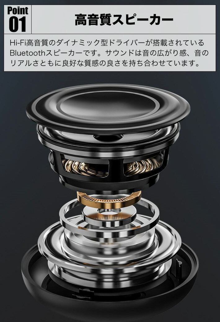 Lenovo アルミ製 Bluetooth5.0 スピーカー 5W TWSポータブル ミニ ワイヤレス 強化された低音 マイク付き 通話可能 充電式 コンパクト 風呂スピーカー 生活防水 グレー