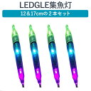 水中 集魚灯 17cm 12cm 2本セット 集魚ライト二つモード点滅　高輝度LEDライト 夜釣り  ...