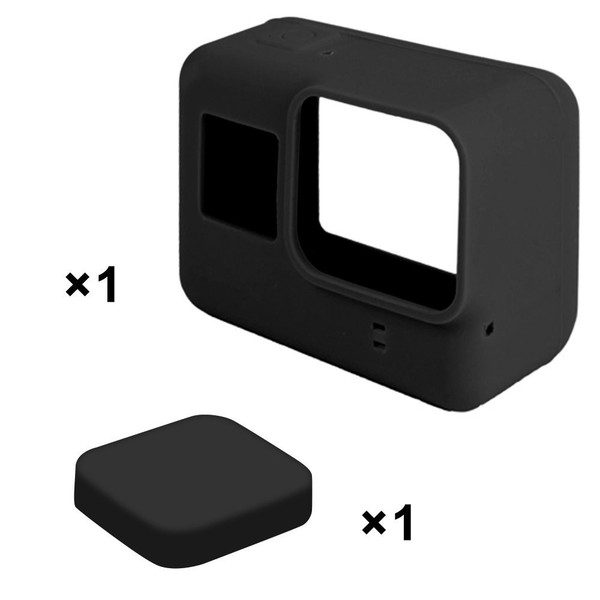 【送料無料】 GoPro Hero5 カメラ用 保護ケース 保護カバー レンズカバー付き シリコンケース 衝撃減少