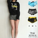 水着 体型カバー レディース サーフパンツ ボードショーツ ぽっきり ns-3031-02finalw