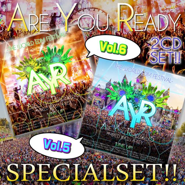 緿EDMեMIX 2祻å!!DJ A-KEY / ARE YOU READY VOL.5&6 SPECIAL SET[AKSET-03]