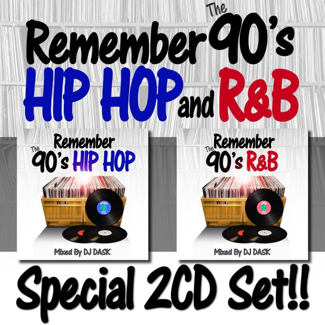 ڥ٥ȥ90s HIP HOP and R&B CLASSICSڥ륻å!!DJ DASK / REMEMBER THE 90s HIP HOP and R&B 2CD SET [DK9SET-01]
