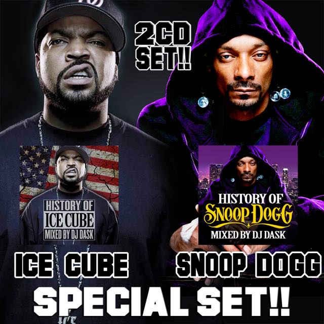 【ICE CUBE & SNOOPのベストセット!!】DJ DASK / HISTORY OF ICE CUBE & SNOOP DOGG SPECIAL SE...