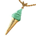 メロディエサニ / アイスクリームコーンネックレス(ミント）【Melody Ehsani】【Ice Cream Cone Necklace】