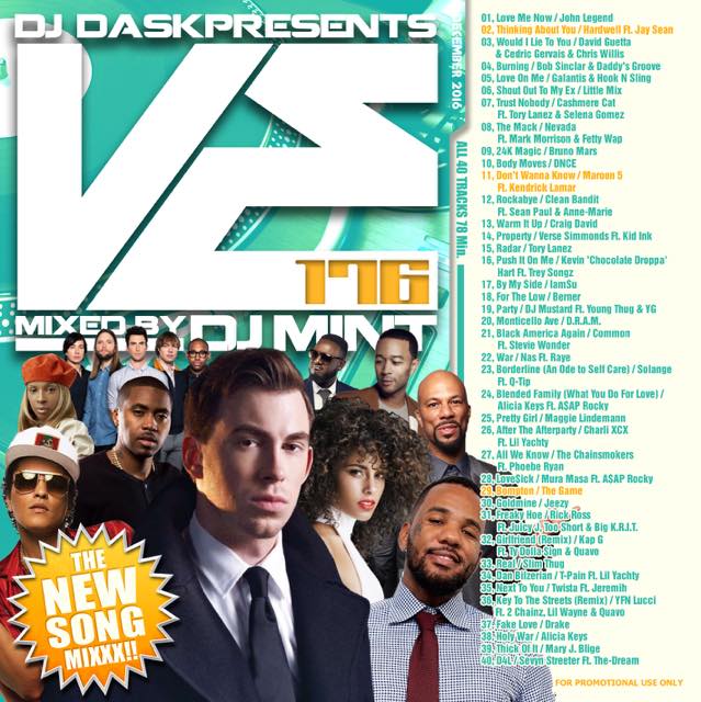 【最新！最速！！新譜MIX!!!】DJ Mint / DJ DASK Presents VE176 [VECD-76]