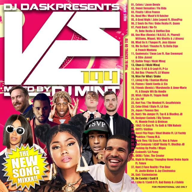 【最新！最速！！新譜MIX!!!】DJ Mint / DJ DASK Presents VE194 [VECD-94]