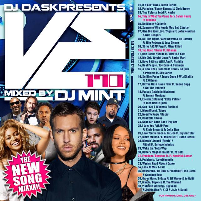 【最新！最速！！新譜MIX!!!】DJ Mint / DJ DASK Presents VE170[VECD-70]