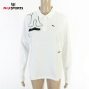 《75%OFF》エムユースポーツ MU SPORTS トップス サイズ42(L) 訳あり ホワイト 長袖トップス 襟付き 刺繍 日本製 レディース LCS166...