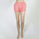 《90%OFF》カリカチュール caricature ショート パンツ 花柄 コットン ルームウェア サイズ38(M〜L)(W64〜70) コーラルピンク レデ...