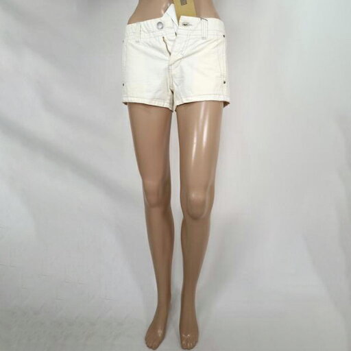 《90%OFF》ステファネル STEFANEL ショート パンツ コットン100% サイズ38(XS)(W68) アイボリー レディース LPT2635 《90%OFF》ステファネル STEFANEL ショート パンツ コットン100% サイズ38(XS)(W68) アイボリー レディース LPT2635