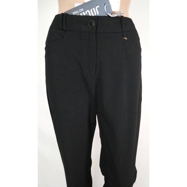 《90%OFF》ジョカヴィ JOCAVI テーパード パンツ ポリエステル×レーヨン サイズ38(XL)(W76) ブラック レディース LPT2655