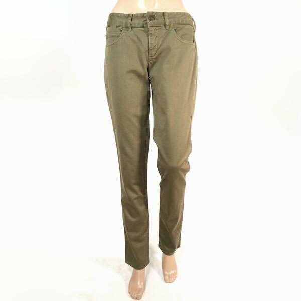《お買い得》ヴィンス VINCE. スキニー パンツ コットン サイズ2(M)(W76) オリーブ レディース LPT2835