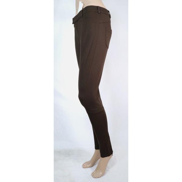 《90%OFF》ヴィンス VINCE. ストレッチ パンツ レギンス サイズ4(M)(W72) ダークブラウン レディース LPT2923