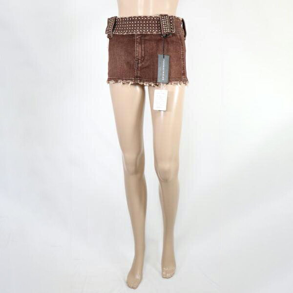 ��90%OFF�եȡ��ޥ��磻��� THOMAS WYLDE �ǥ˥� ��� �������� �ߥ˾� ������XS(S��M)(W67) �֥饦�� ��ǥ����� LSK591