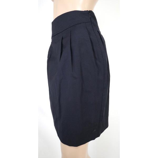 《90%OFF》ペルキアーロ PER CHIARO イタリア製 タイト スカート ミニ丈 サイズ40(S)(W60) ネイビー レディース LSK715