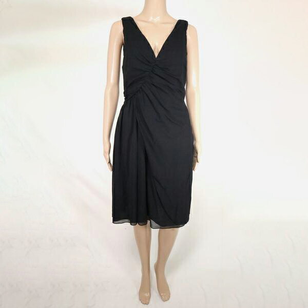 STEFANEL ワンピース シルク 46 XL相当 ベージュ