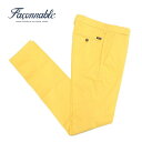 《80%OFF》ファソナブル FACONNABLE 春夏 チノパンツ サイズ44(S)(W76) 山吹色 ストレッチ メンズ MPN2734S