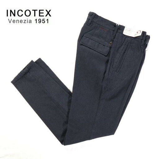 《60%OFF》インコテックス INCOTEX パンツ サイズ34(XL)(W88) ネイビー ウール×コットン ワンタック メンズ MPN2756XL2 《60%OFF》インコテックス INCOTEX パンツ サイズ34(XL)(W88) ネイビー ウール×コットン ワンタック メンズ MPN2756XL2