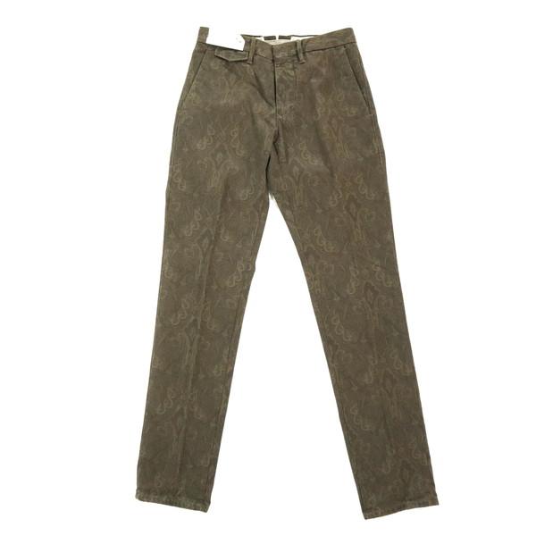 《58%OFF》インコテックス INCOTEX パンツ サイズ29(S)(W74) ダークブラウン コットン 柄物 ペイズリー メンズ MPN2784S