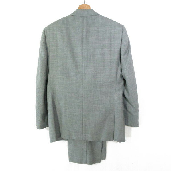 《70%OFF》ヒッキーフリーマン Hickey Freeman スーツ サイズAB6(LL) グレー 2ボタン サイドベンツ ウール×シルク ファーストライン ハンドメイド 木製ハンガー付き 春夏 993-05F メンズ MSU1072AB6