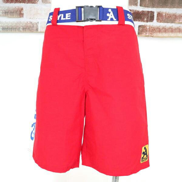 《お買い得》アースタイル A-STYLE イタリア製 メンズ スイムウェア 水着 ハーフパンツ サイズL レッド メンズ OTR327