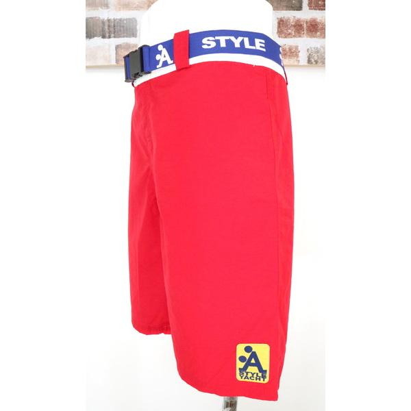《お買い得》アースタイル A-STYLE イタリア製 メンズ スイムウェア 水着 ハーフパンツ サイズL レッド メンズ OTR327