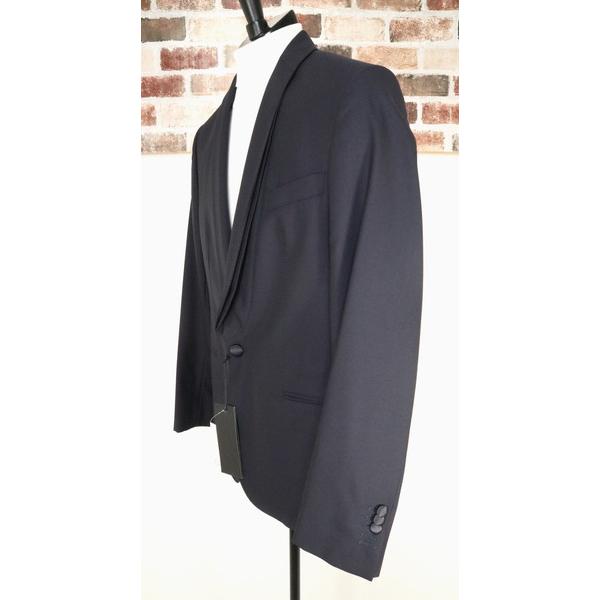 《85%OFF》レゾム LES HOMMES タキシード ジャケット サイズ48(M) 濃紺 結婚式 パーティー メンズ TOJ958