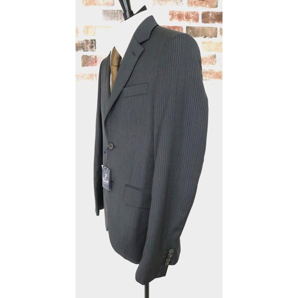 《79%OFF》ファソナブル FACONNABLE イタリア製 合い秋冬 スーツ サイズ52(2XL AB7) ダークグレー メンズ TOS393