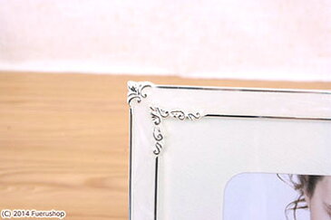 LADONNA(ラドンナ) ブライダルフレーム MJ62-06-WH ホワイト ウェディングギフト フォトフレーム 写真立て 結婚祝い 結婚記念 七五三 記念 写真【メーカー取寄】 #300#