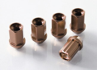 ジュラルミン冷間鍛造ナット&ロックセット(カンツー ブロンズ) ※単品購入の場合送料¥1,080(沖縄・離島は別途追加送料)