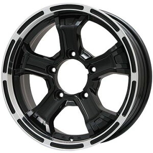 【パンク保証付き】【新品】ジムニーシエラ用 スタッドレスタイヤ ホイール4本セット 195/80R15 ダンロップ ウインターマックス SJ8+ ビッグウエイ B-MUD K(グロスブラックリムポリッシュ) 15インチ(送料無料)