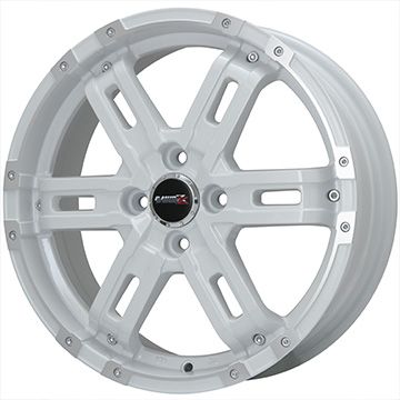 【パンク保証付】【新品国産4穴100車】 スタッドレスタイヤ ホイール4本セット 185/60R16 ヨコハマ アイスガード セブンIG70 ビッグウエイ B-MUD Z(ホワイト/リムポリッシュ) 16インチ(送料無料)