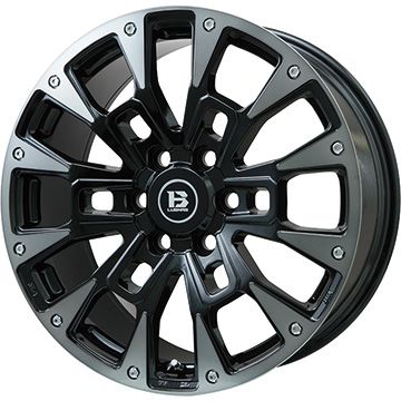 【パンク保証付き】【新品国産5穴114.3車】 スタッドレスタイヤ ホイール4本セット 235/45R18 ダンロップ ウインターマックス 03 WM03 ビッグウエイ B-LUGNAS BRD(ブラックポリッシュ/ブラッククリア) 18インチ(送料無料)