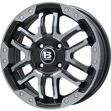 【新品国産4穴100車】 夏タイヤ ホイール4本セット 205/45R17 ヨコハマ ブルーアース GT AE51 ビッグウエイ B-LUGNAS FRD(ブラックポリッシュ/ブラッククリア) 17インチ(送料無料)