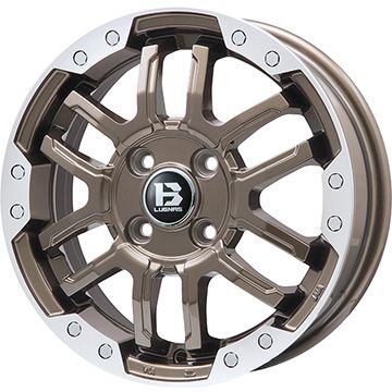 【パンク保証付】【新品国産5穴114.3車】 夏タイヤ ホイール4本セット 215/60R16 ヨコハマ ブルーアース RV-03 ビッグウエイ B-LUGNAS FRD(ブロンズ/リムポリッシュ) 16インチ(送料無料)