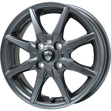 【新品 軽自動車】軽トラ 軽バン 夏タイヤ ホイール4本セット 145/80R12 ブリヂストン エコピア R710 80/78N(限定) ブランドル CJ28 12インチ(送料無料)